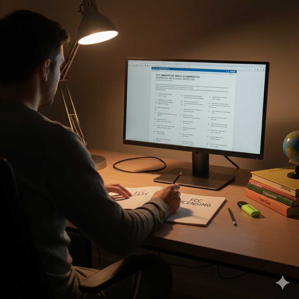 Studying for Amateur Radio Exam